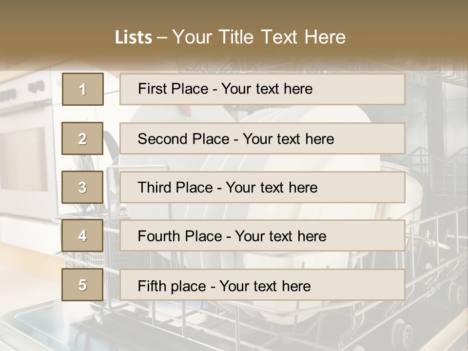 A Person Loading Dishes From A Dishwasher PowerPoint Template