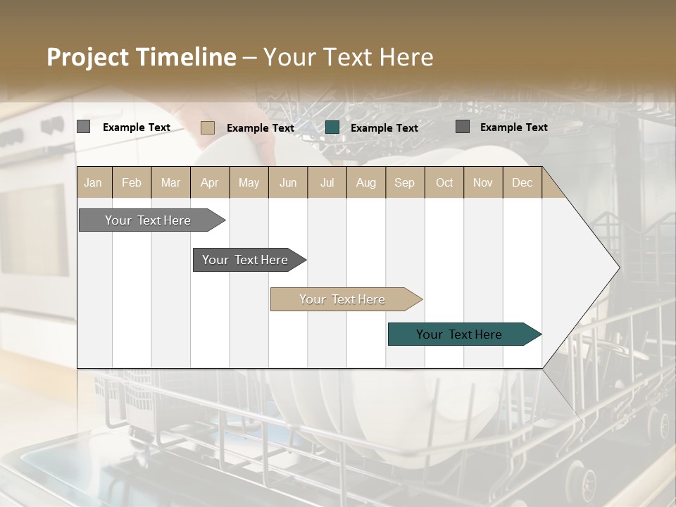 A Person Loading Dishes From A Dishwasher PowerPoint Template