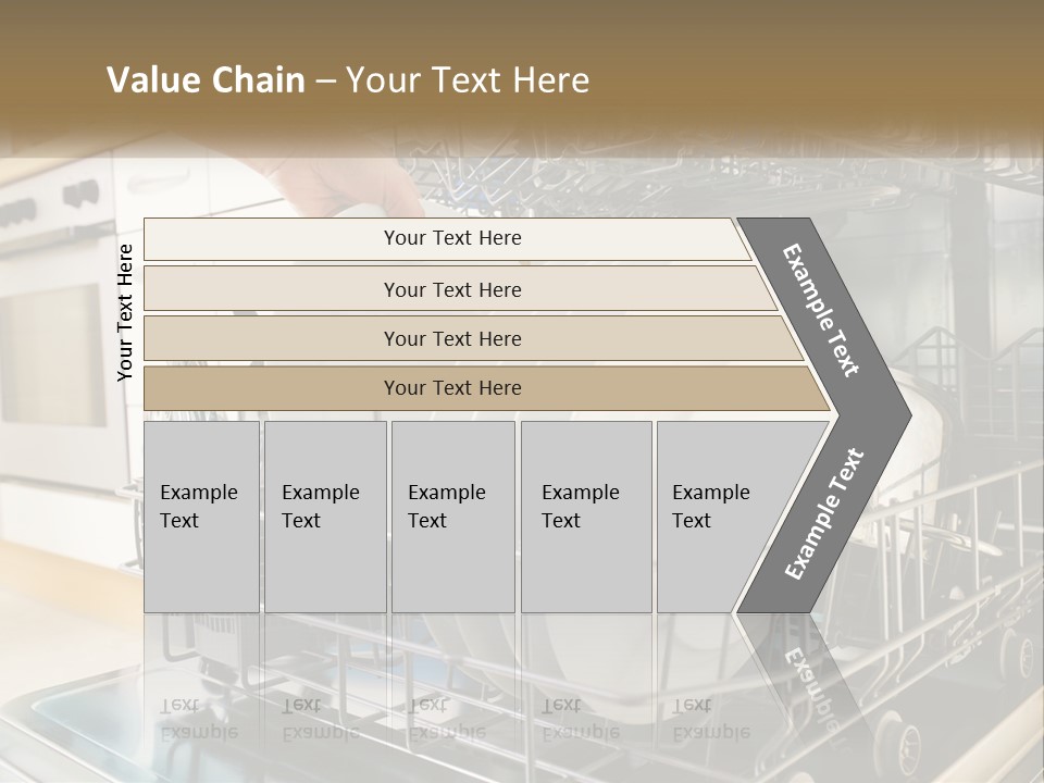 A Person Loading Dishes From A Dishwasher PowerPoint Template