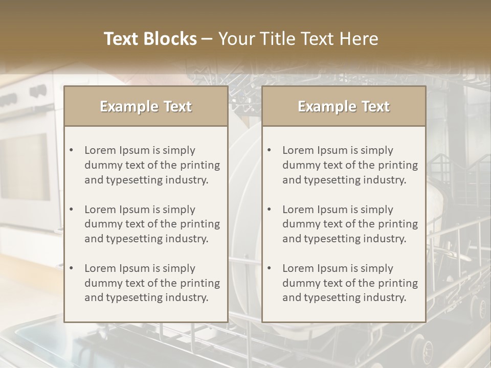 A Person Loading Dishes From A Dishwasher PowerPoint Template