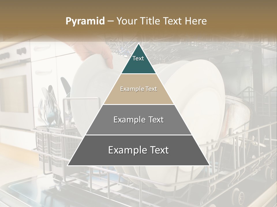 A Person Loading Dishes From A Dishwasher PowerPoint Template
