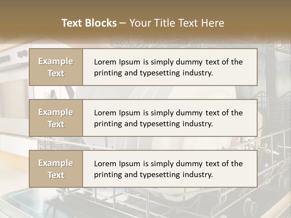A Person Loading Dishes From A Dishwasher PowerPoint Template