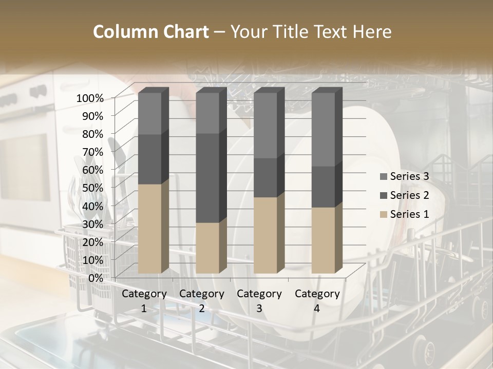 A Person Loading Dishes From A Dishwasher PowerPoint Template