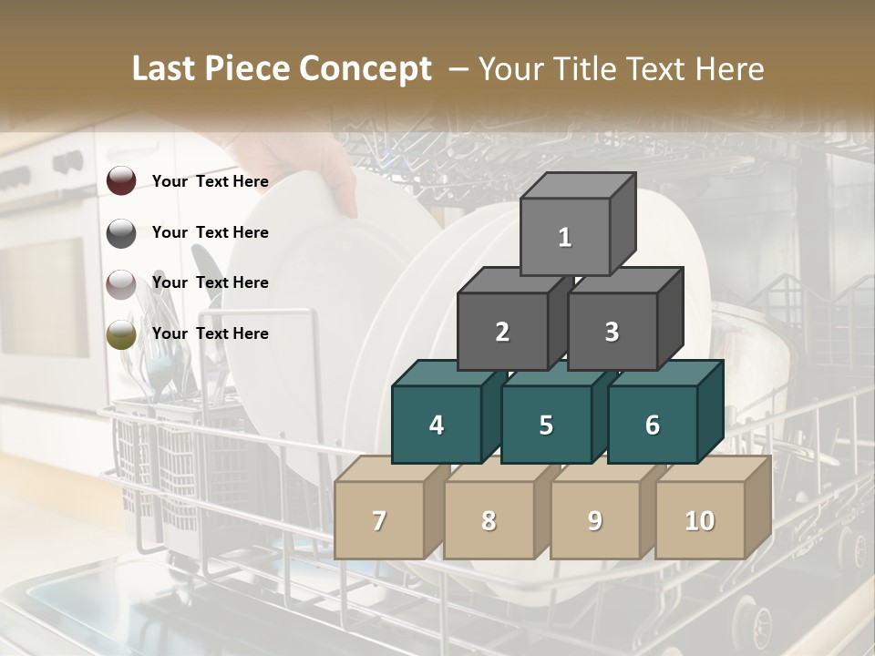 A Person Loading Dishes From A Dishwasher PowerPoint Template
