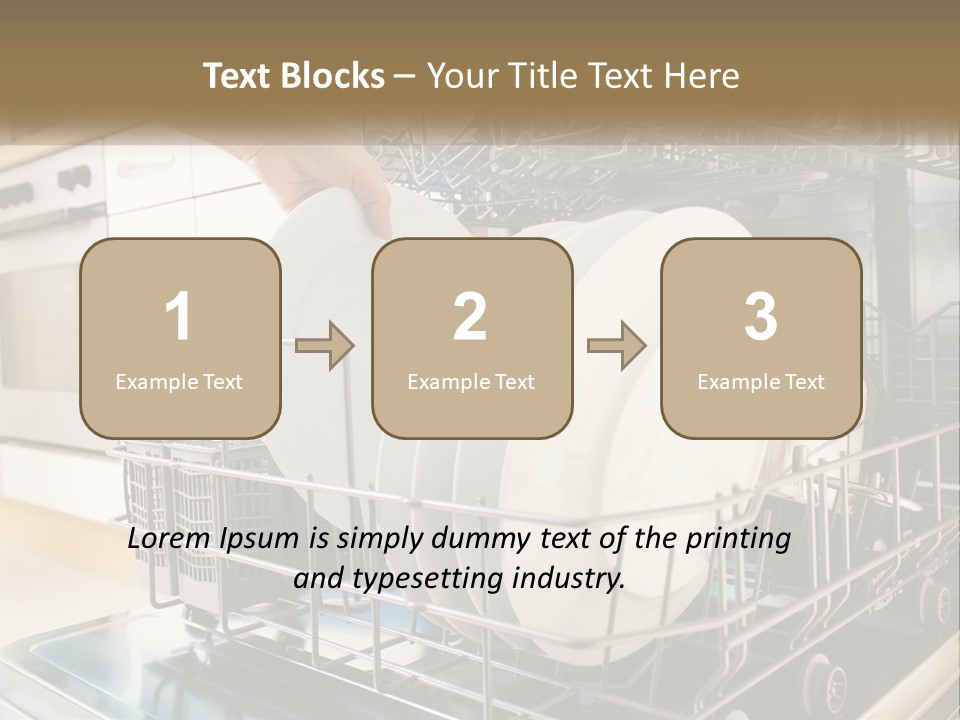 A Person Loading Dishes From A Dishwasher PowerPoint Template