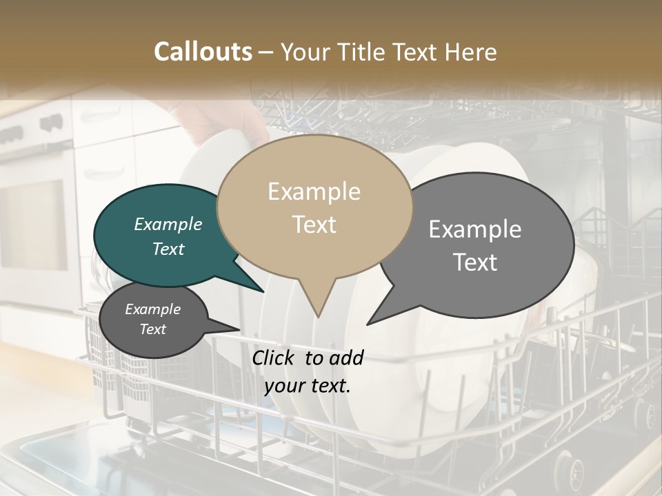 A Person Loading Dishes From A Dishwasher PowerPoint Template