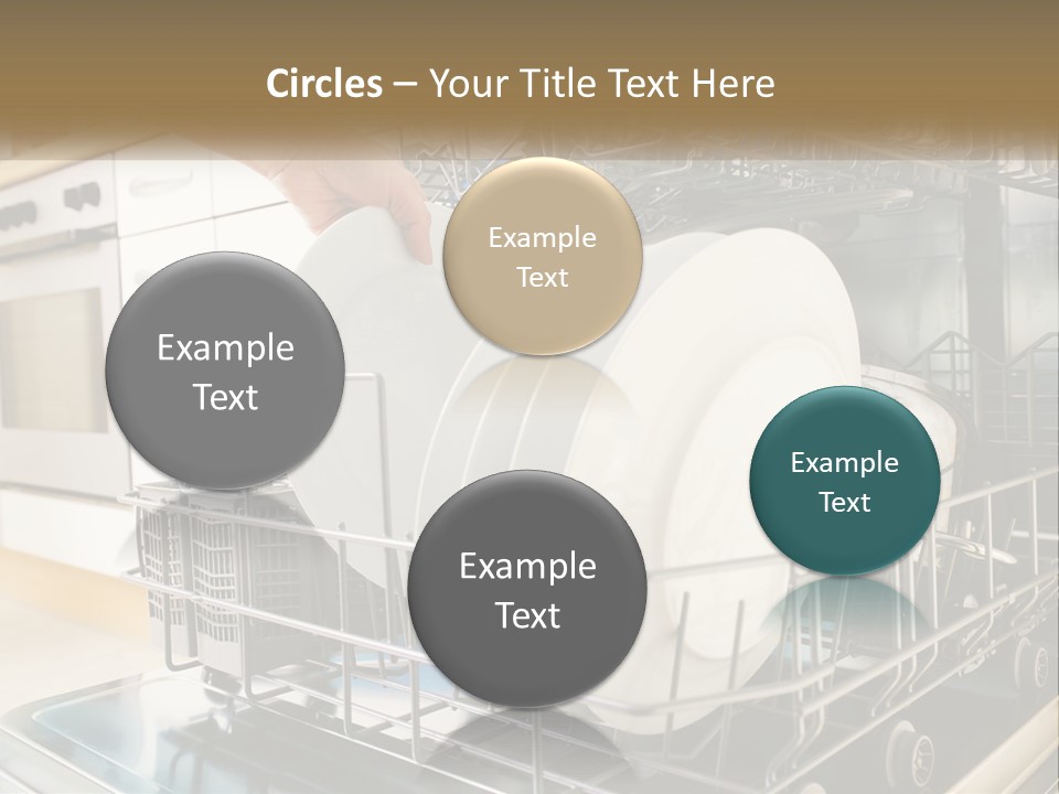 A Person Loading Dishes From A Dishwasher PowerPoint Template