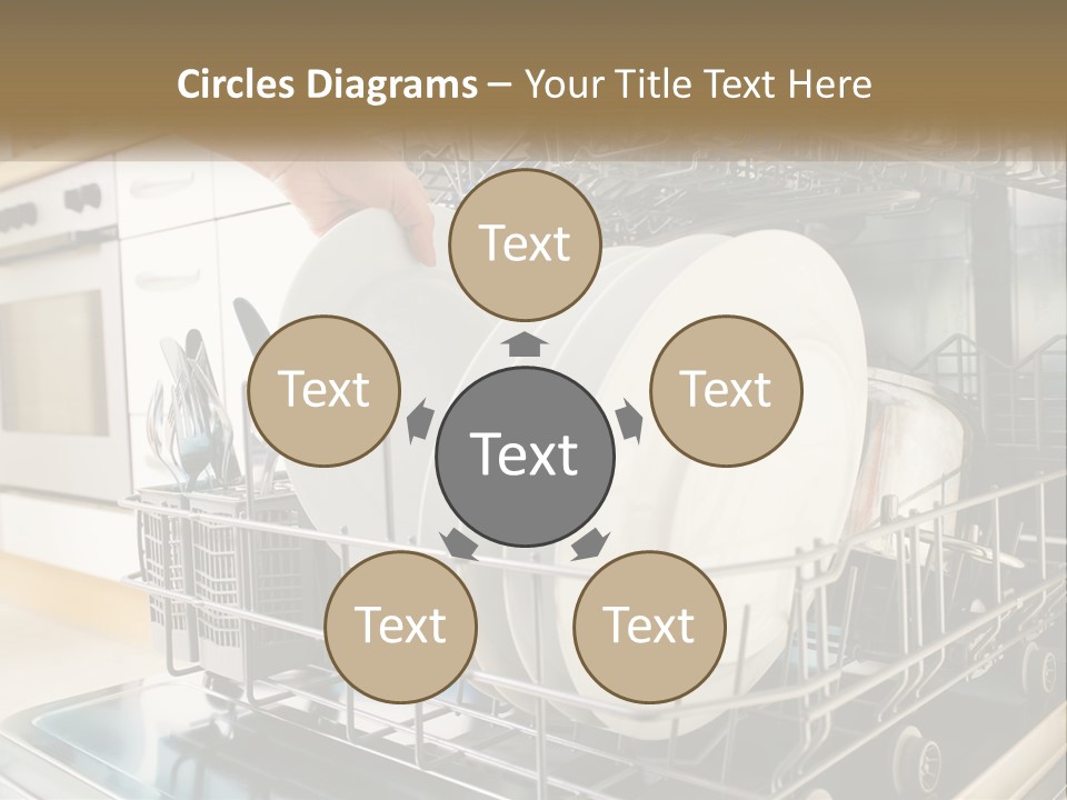 A Person Loading Dishes From A Dishwasher PowerPoint Template