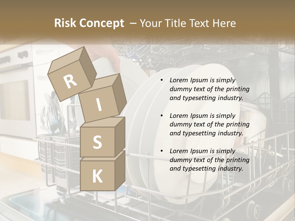 A Person Loading Dishes From A Dishwasher PowerPoint Template