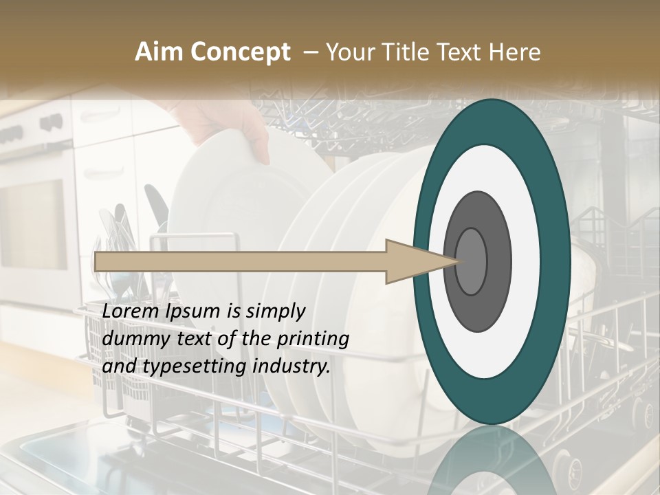 A Person Loading Dishes From A Dishwasher PowerPoint Template