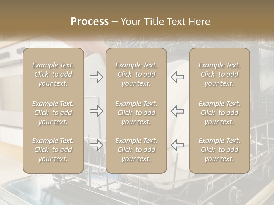 A Person Loading Dishes From A Dishwasher PowerPoint Template