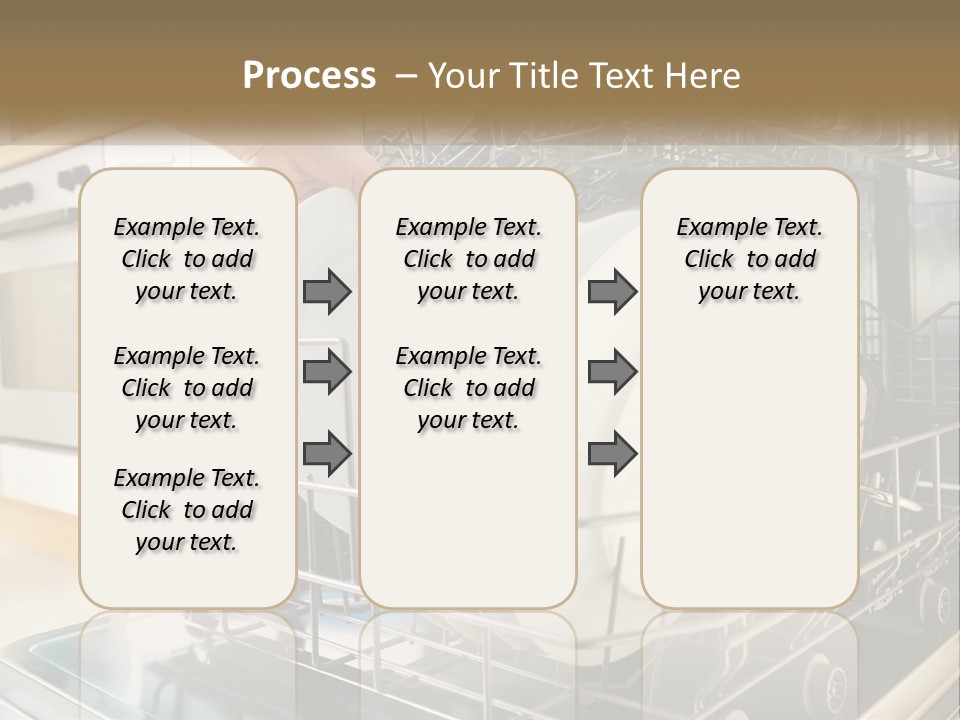 A Person Loading Dishes From A Dishwasher PowerPoint Template