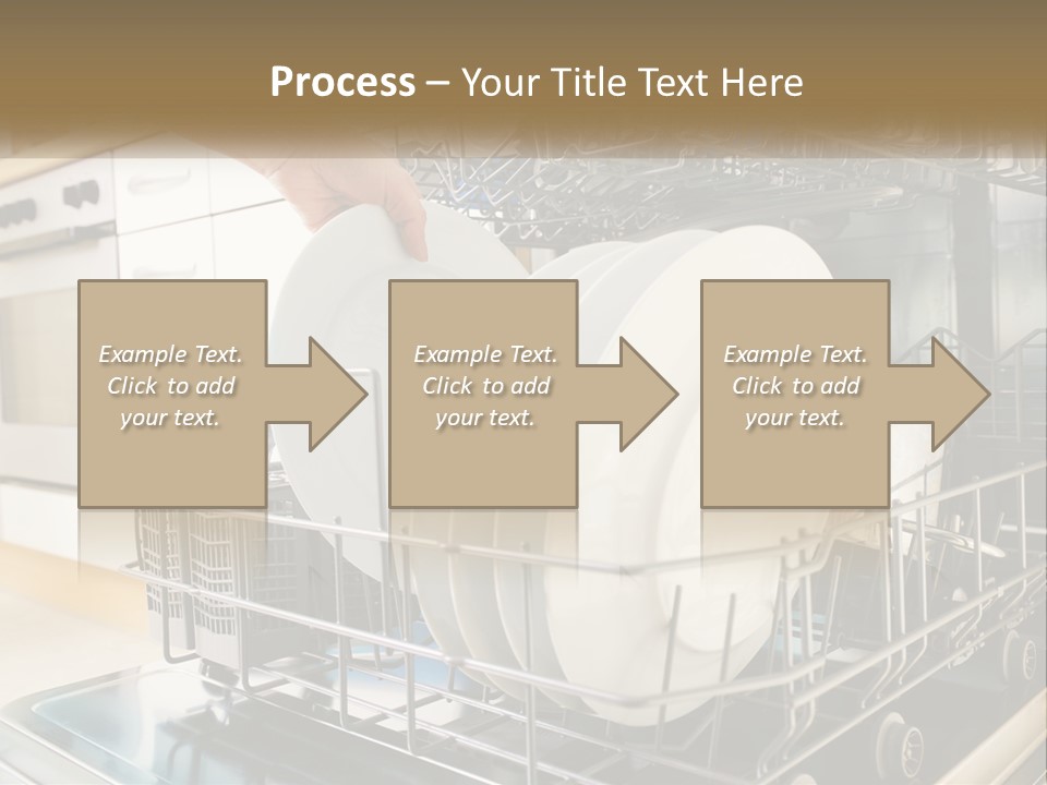 A Person Loading Dishes From A Dishwasher PowerPoint Template
