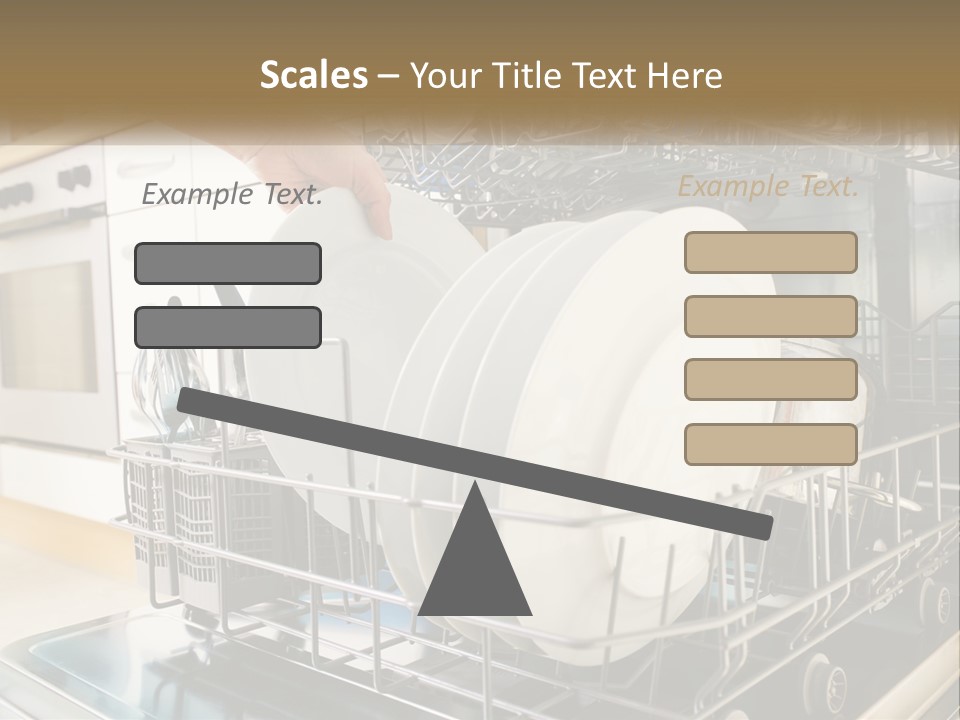 A Person Loading Dishes From A Dishwasher PowerPoint Template