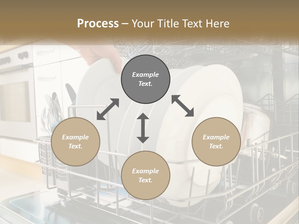 A Person Loading Dishes From A Dishwasher PowerPoint Template
