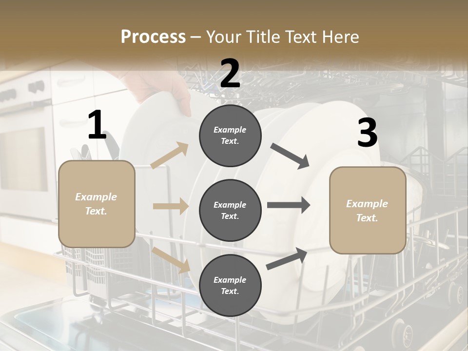 A Person Loading Dishes From A Dishwasher PowerPoint Template