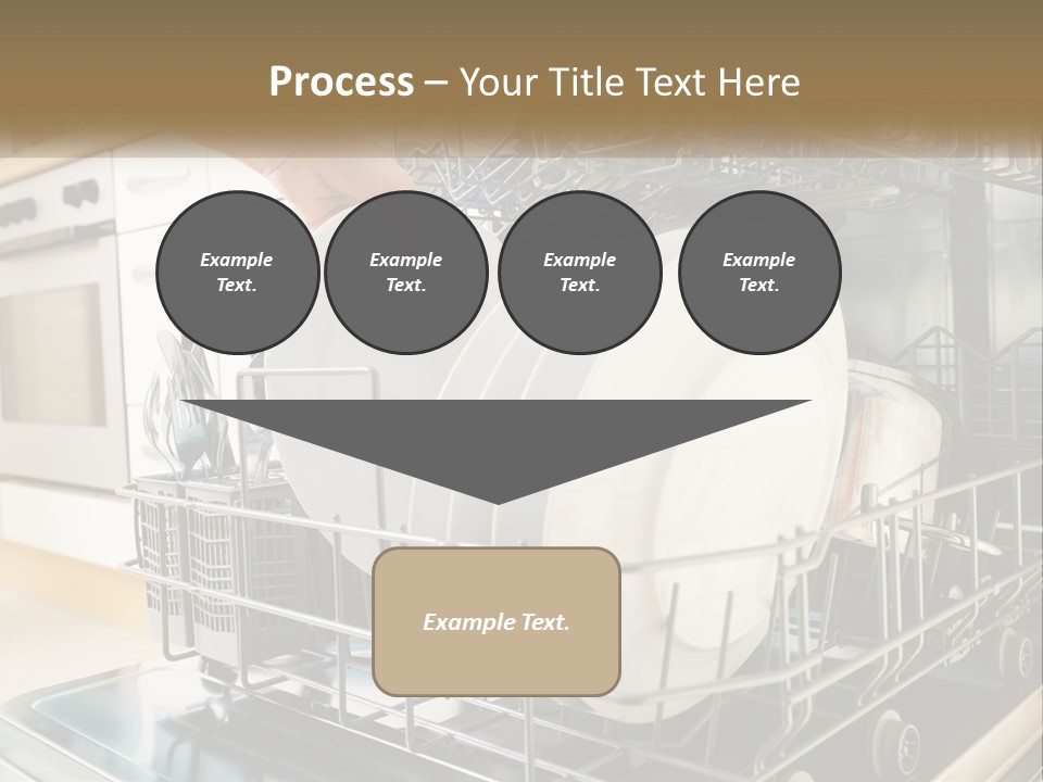 A Person Loading Dishes From A Dishwasher PowerPoint Template