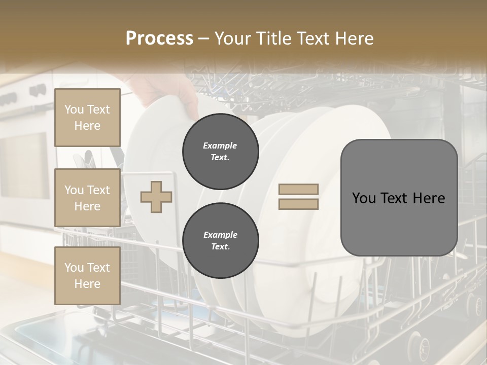 A Person Loading Dishes From A Dishwasher PowerPoint Template