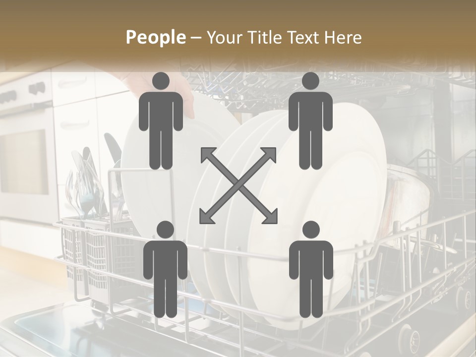 A Person Loading Dishes From A Dishwasher PowerPoint Template