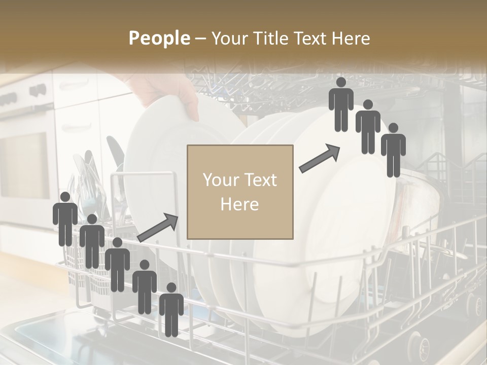 A Person Loading Dishes From A Dishwasher PowerPoint Template