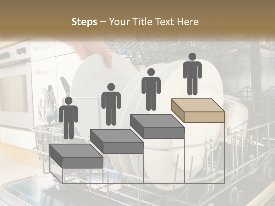 A Person Loading Dishes From A Dishwasher PowerPoint Template