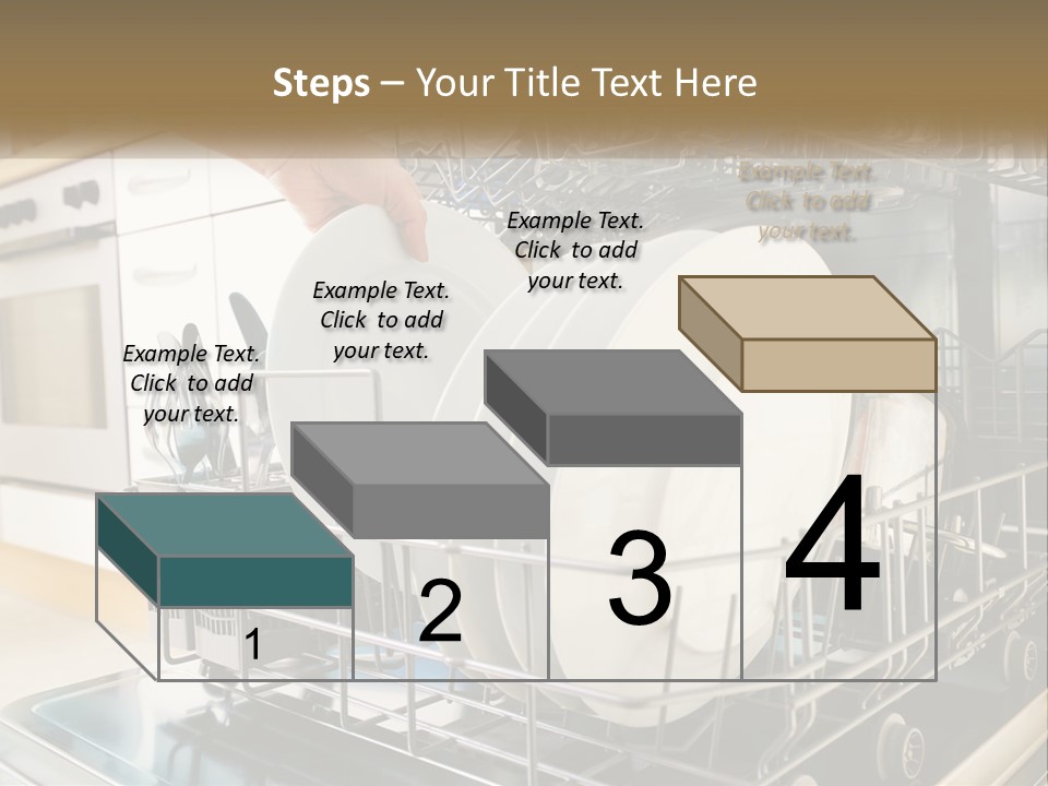 A Person Loading Dishes From A Dishwasher PowerPoint Template