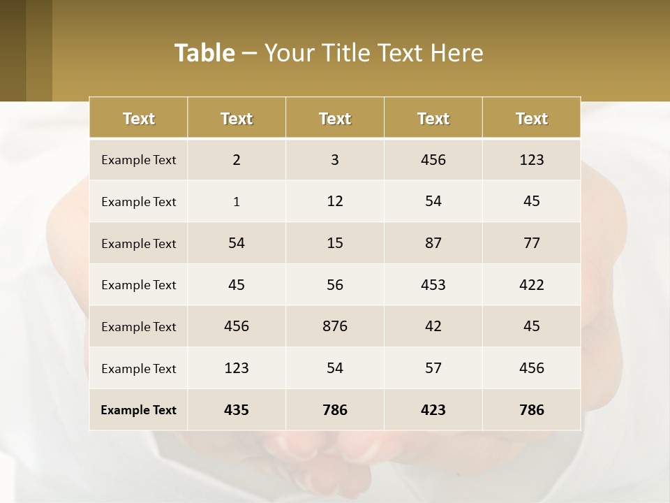 A Person Holding A Small House In Their Hands PowerPoint Template