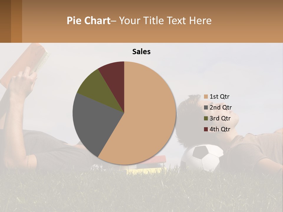 A Couple Of People Laying On Top Of A Lush Green Field PowerPoint Template
