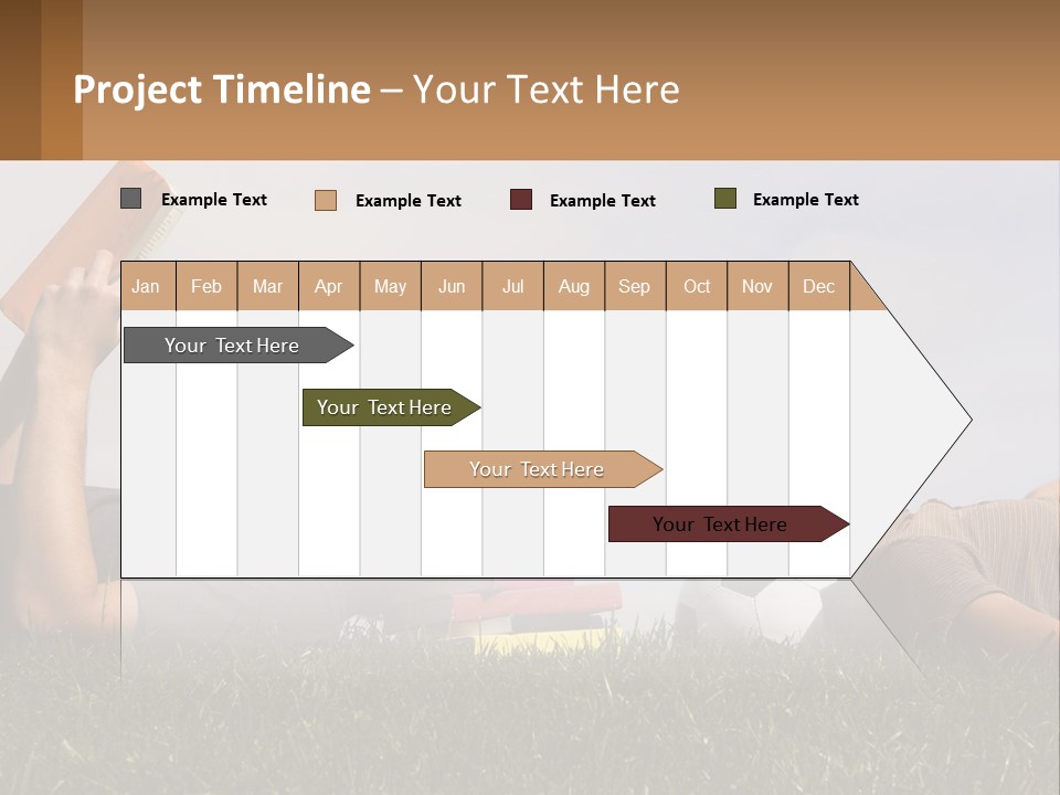 A Couple Of People Laying On Top Of A Lush Green Field PowerPoint Template