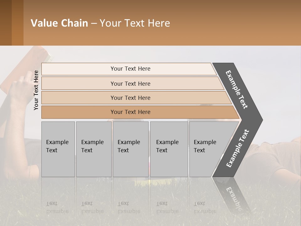 A Couple Of People Laying On Top Of A Lush Green Field PowerPoint Template