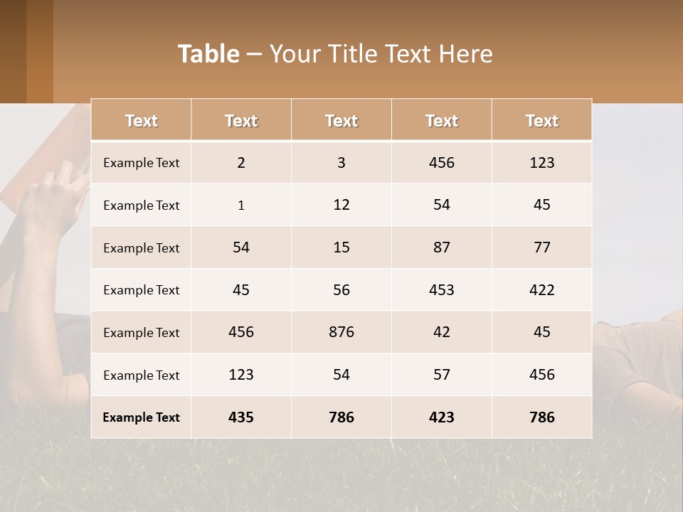 A Couple Of People Laying On Top Of A Lush Green Field PowerPoint Template