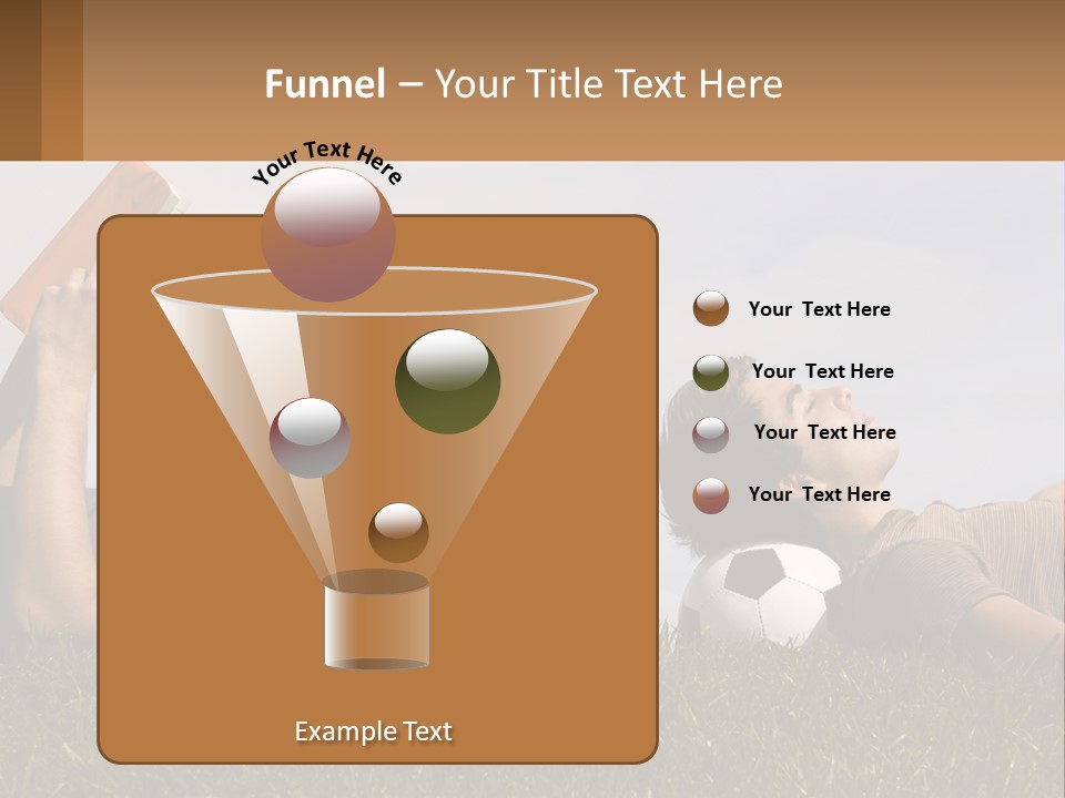 A Couple Of People Laying On Top Of A Lush Green Field PowerPoint Template