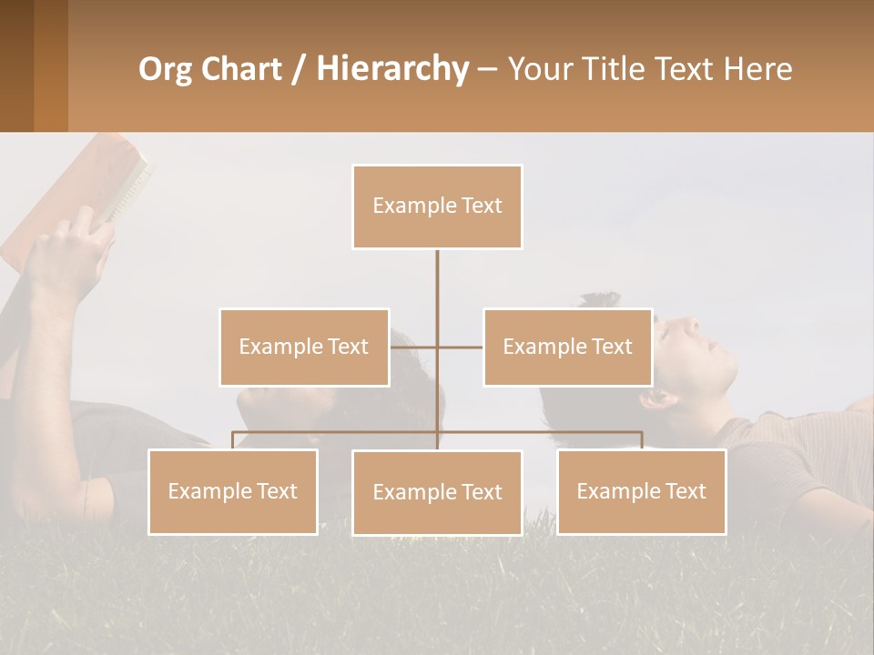 A Couple Of People Laying On Top Of A Lush Green Field PowerPoint Template