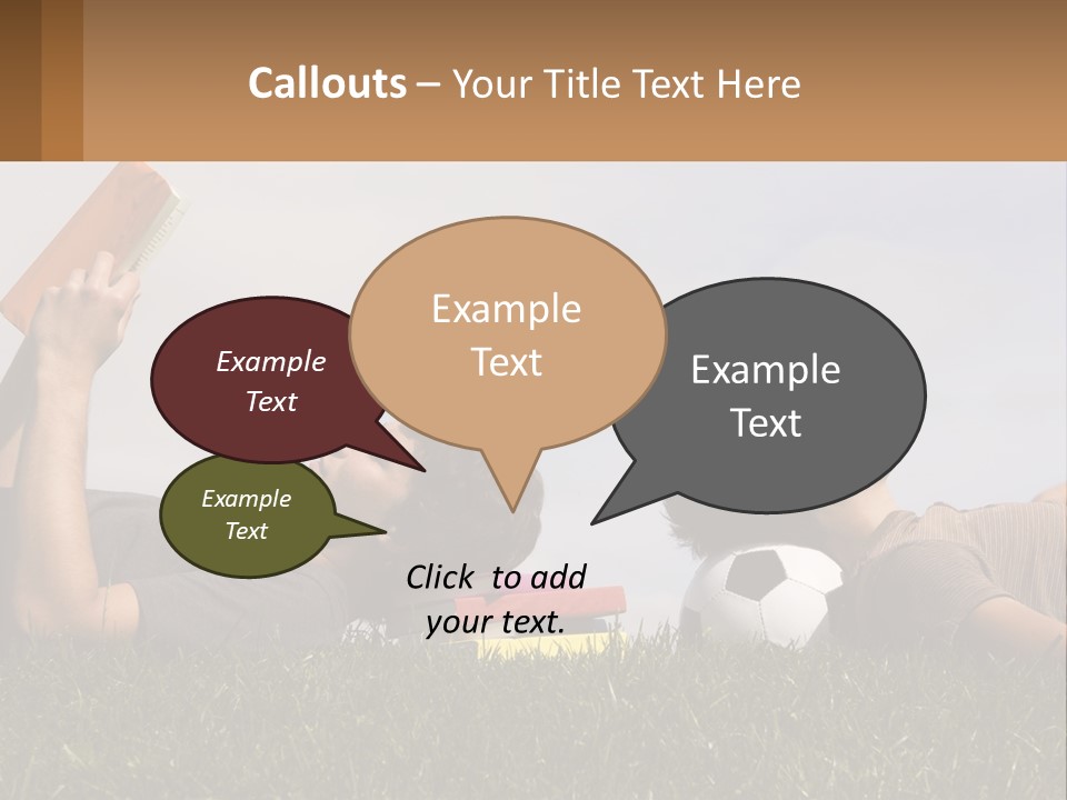 A Couple Of People Laying On Top Of A Lush Green Field PowerPoint Template