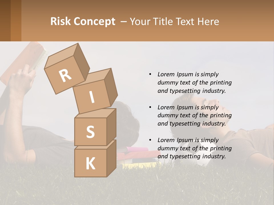 A Couple Of People Laying On Top Of A Lush Green Field PowerPoint Template