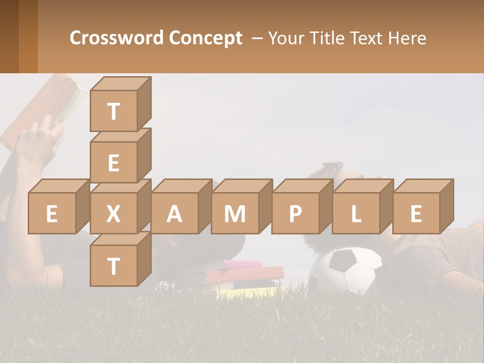 A Couple Of People Laying On Top Of A Lush Green Field PowerPoint Template