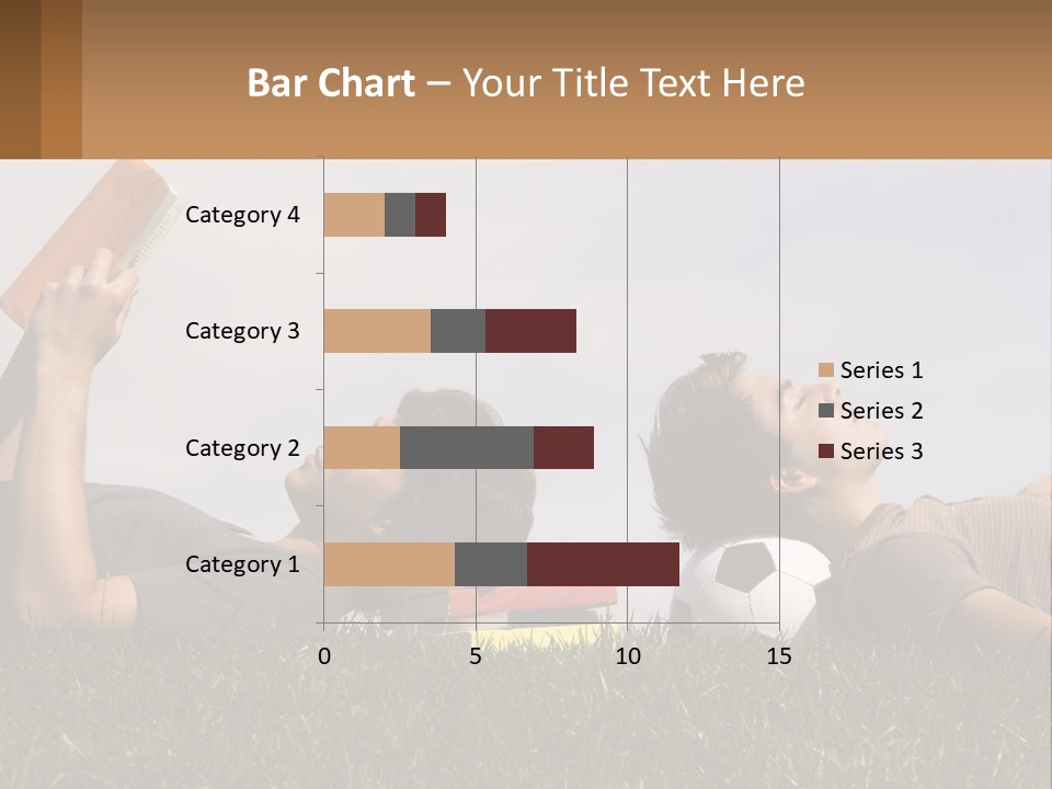 A Couple Of People Laying On Top Of A Lush Green Field PowerPoint Template