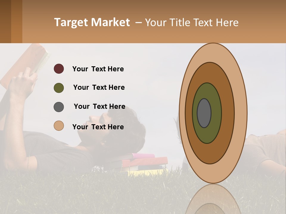 A Couple Of People Laying On Top Of A Lush Green Field PowerPoint Template