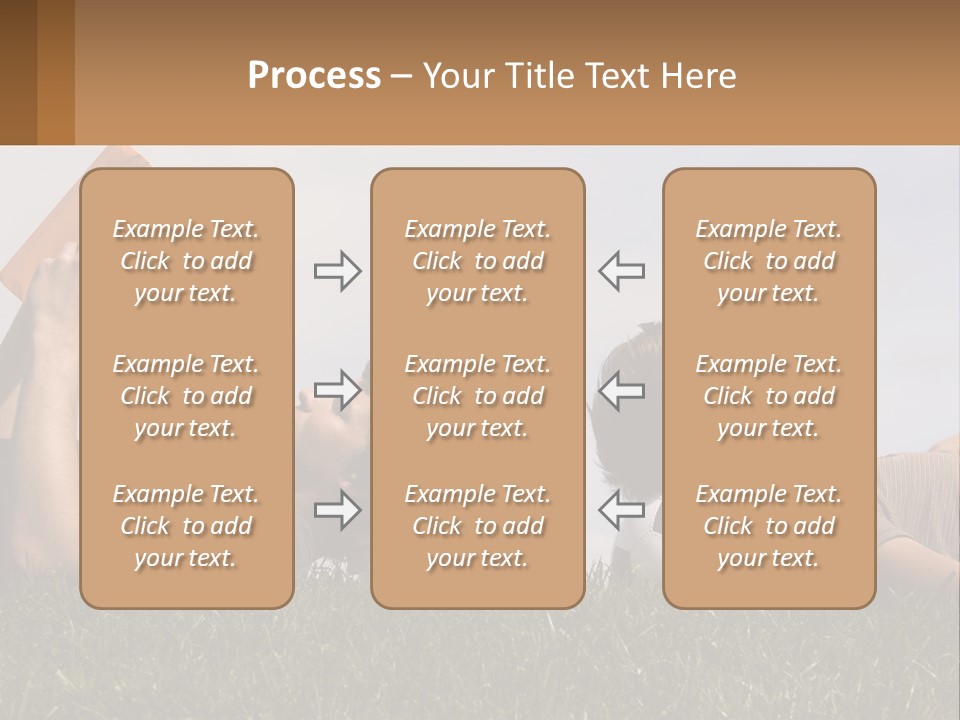 A Couple Of People Laying On Top Of A Lush Green Field PowerPoint Template