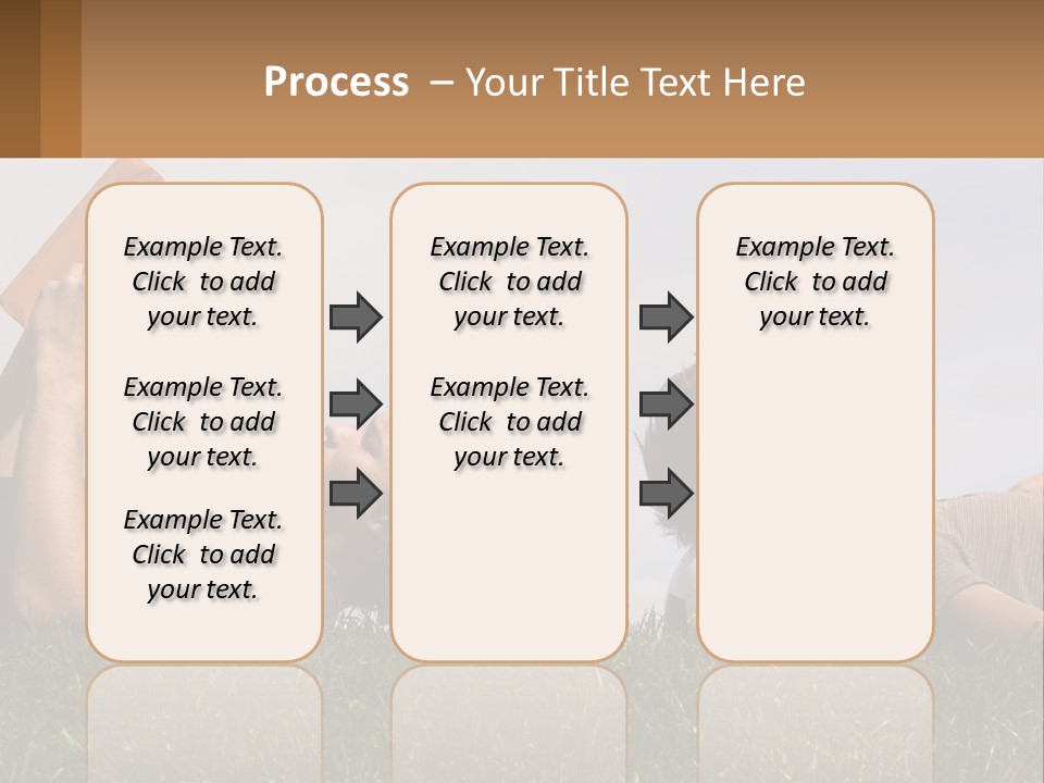 A Couple Of People Laying On Top Of A Lush Green Field PowerPoint Template