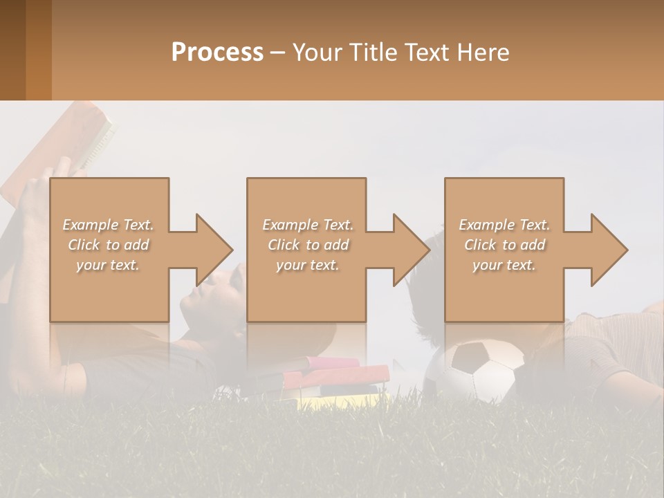 A Couple Of People Laying On Top Of A Lush Green Field PowerPoint Template