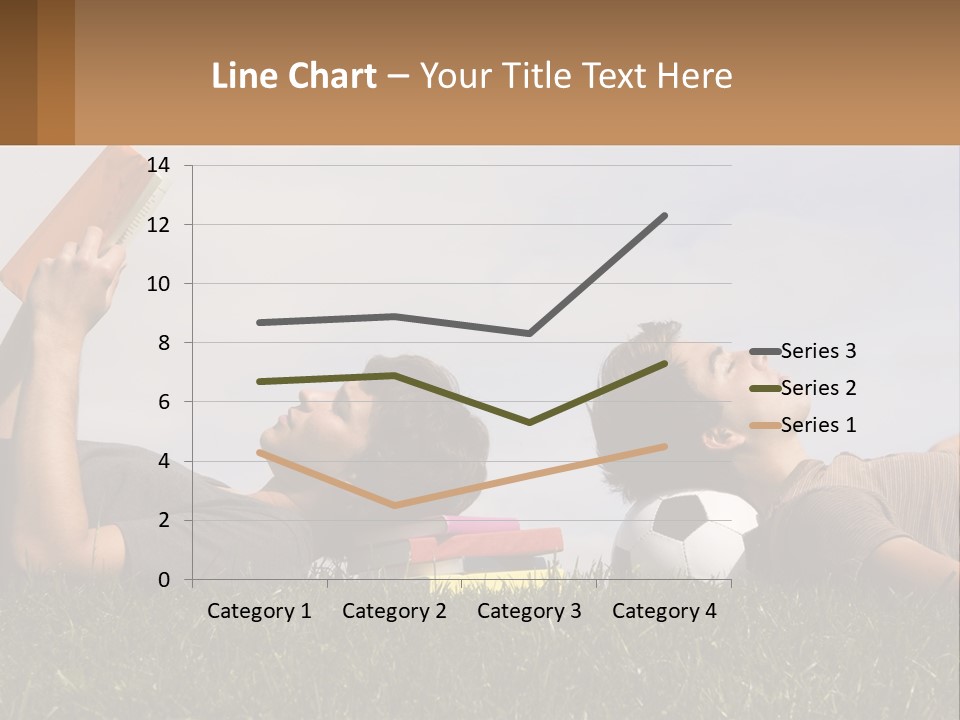 A Couple Of People Laying On Top Of A Lush Green Field PowerPoint Template