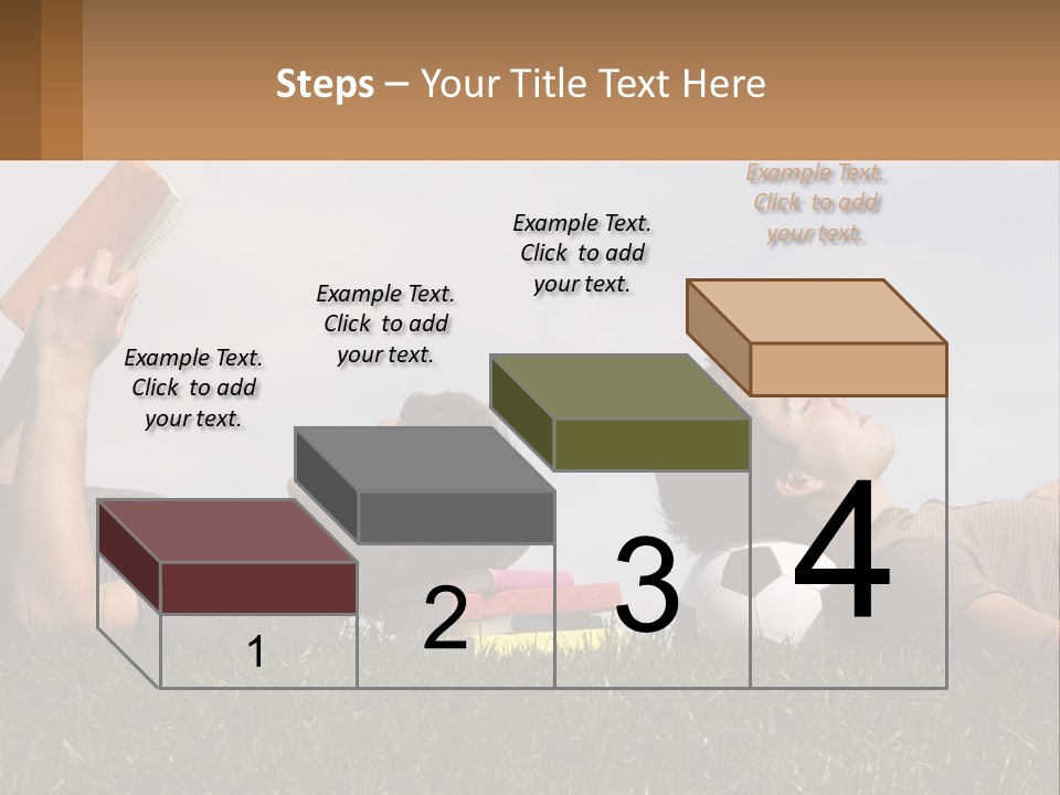 A Couple Of People Laying On Top Of A Lush Green Field PowerPoint Template