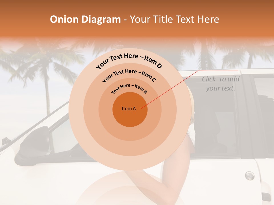 A Woman In A Hat Is Sitting In A Car PowerPoint Template