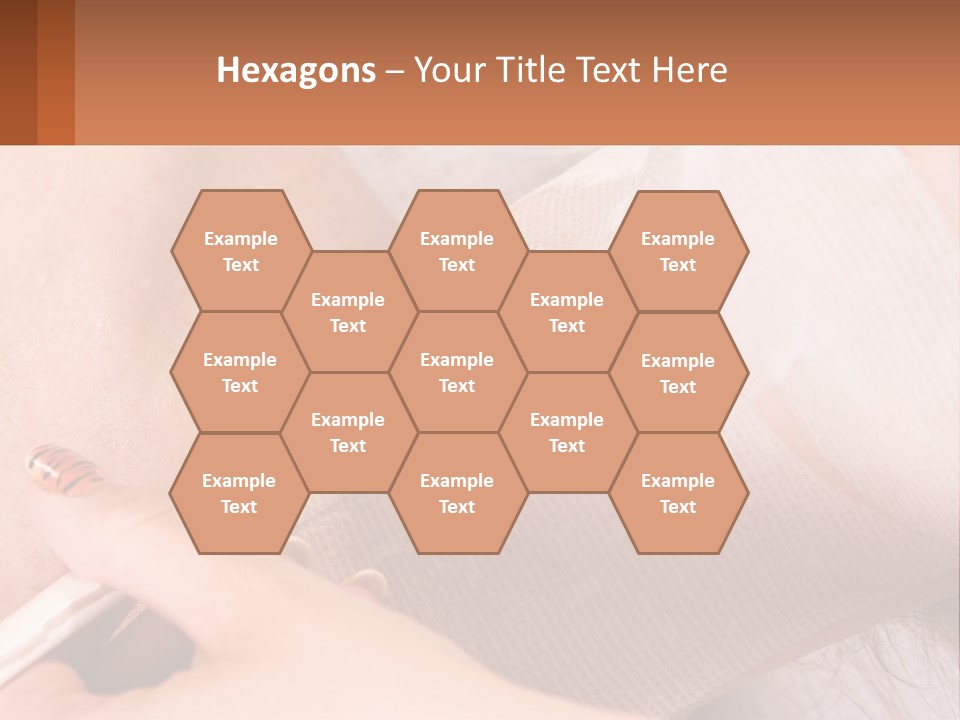 A Person With A Brush In Their Hand PowerPoint Template