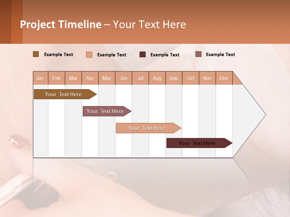A Person With A Brush In Their Hand PowerPoint Template