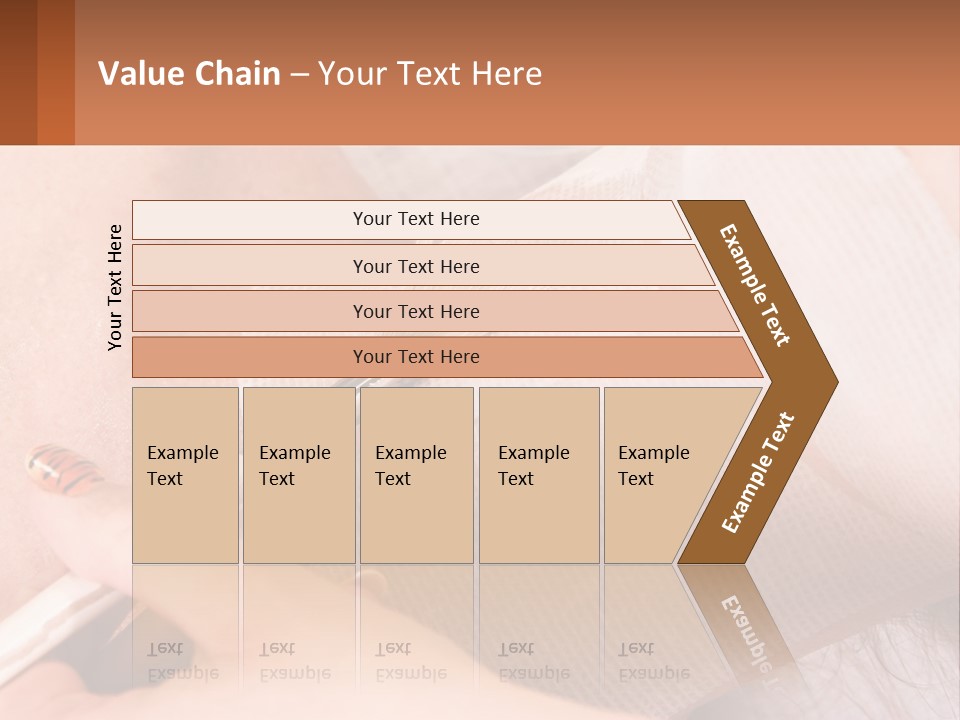 A Person With A Brush In Their Hand PowerPoint Template