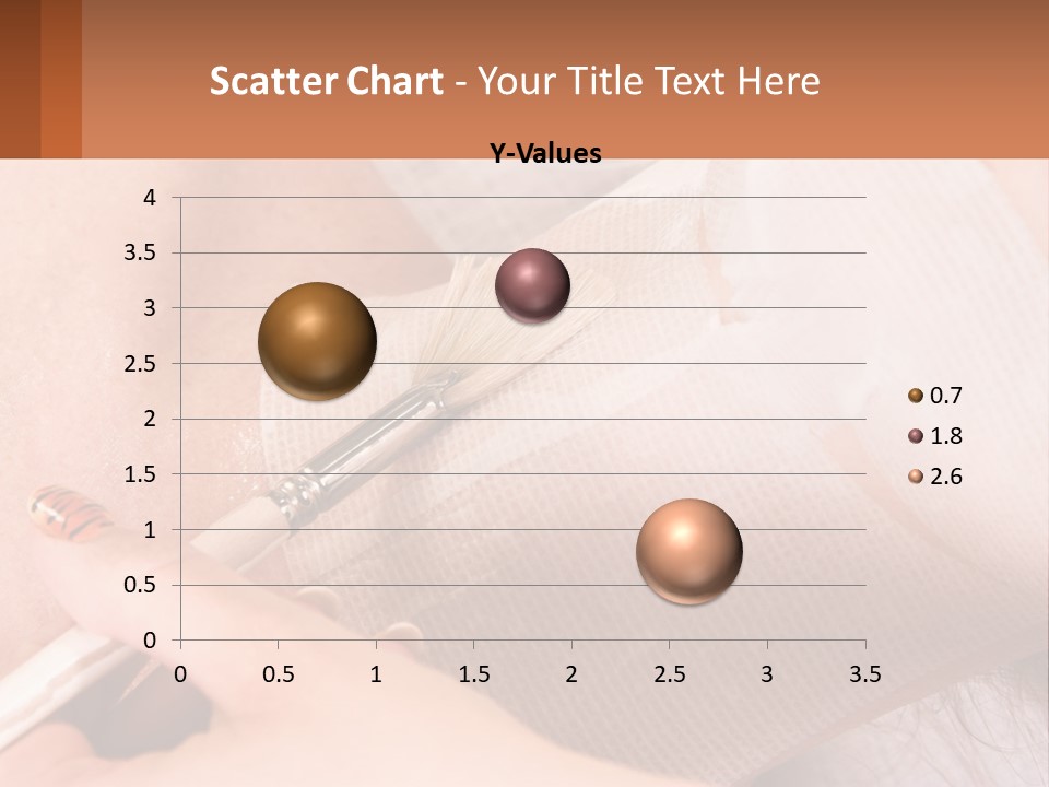 A Person With A Brush In Their Hand PowerPoint Template