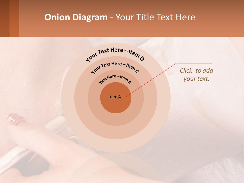 A Person With A Brush In Their Hand PowerPoint Template