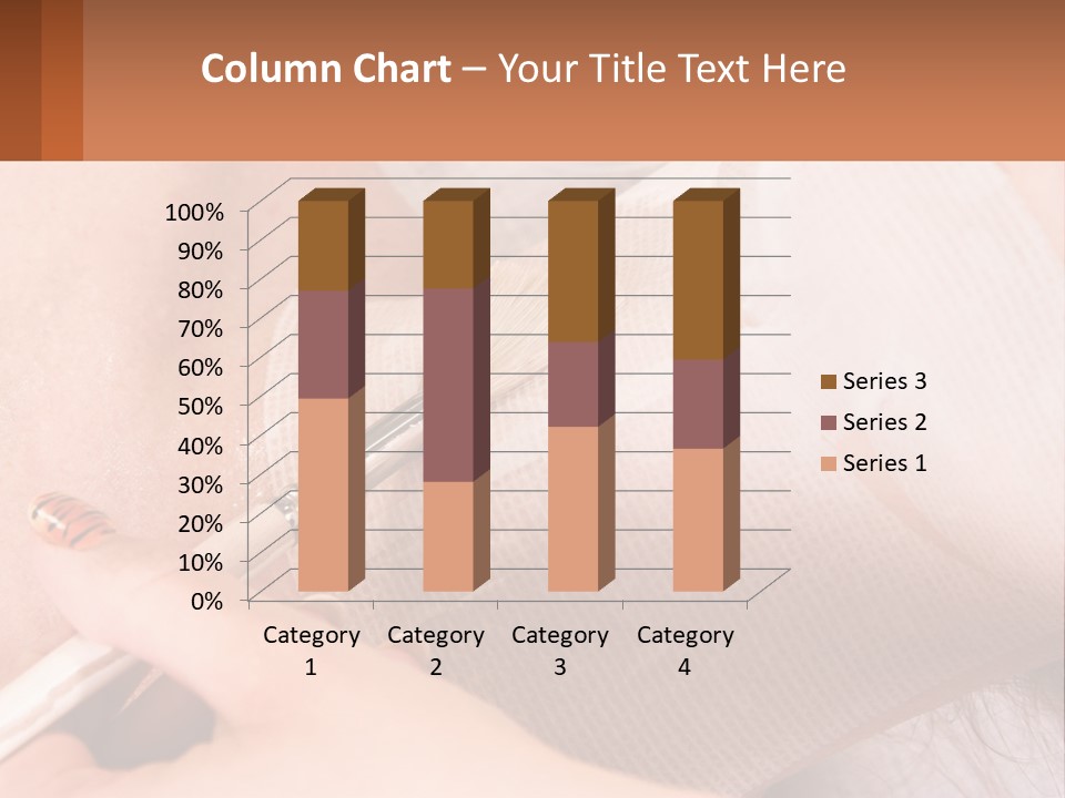 A Person With A Brush In Their Hand PowerPoint Template